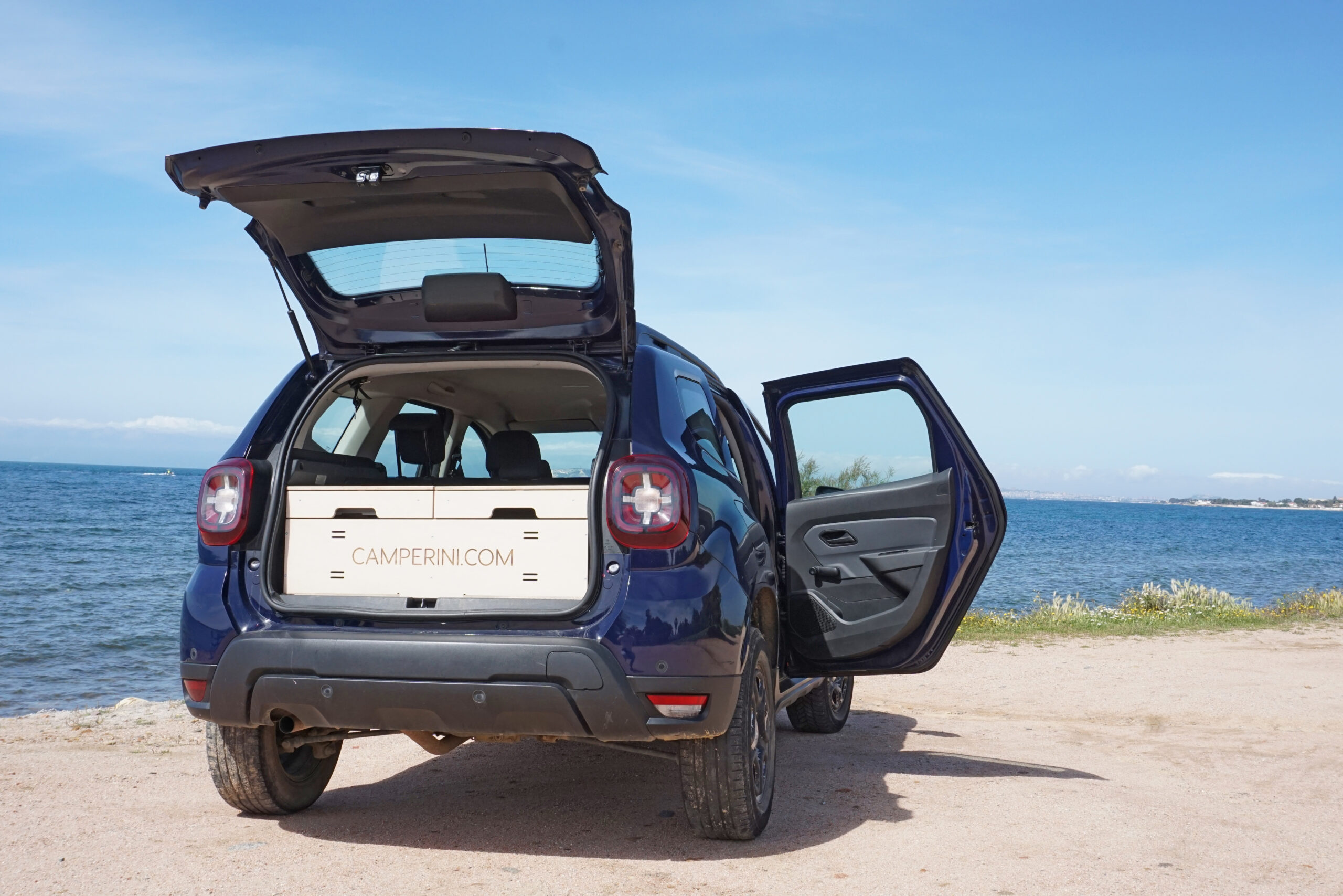 Kit di camperizzazione per Dacia Duster, Camping Box Damme Van Modello Midi