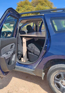Kit di camperizzazione per Dacia Duster, Camping Box Damme Van Modello Midi